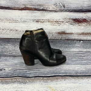 Freebird By Steven DETRT Detroit Black Leather Ankle Boots Women’s Size 7